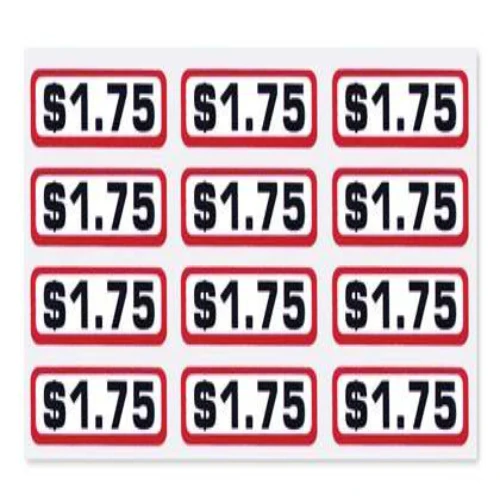 $1.75 Coin Slide Decals