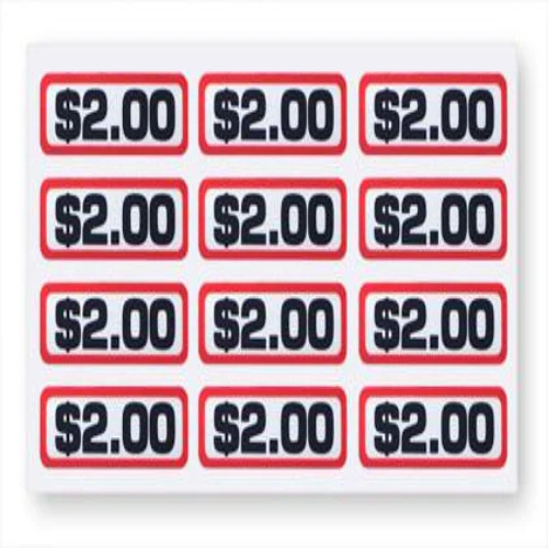 $2.00 Coin Slide Decals