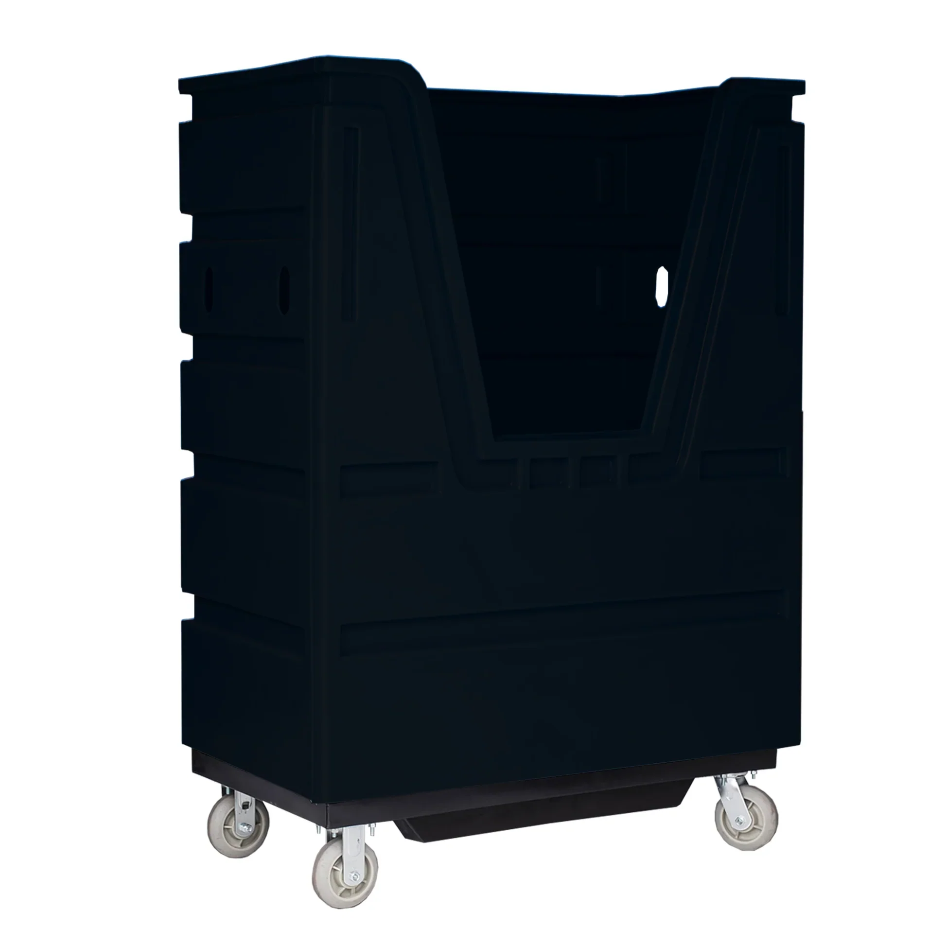 48 cu ft Polyethylene Linen Transport Truck - Image 3