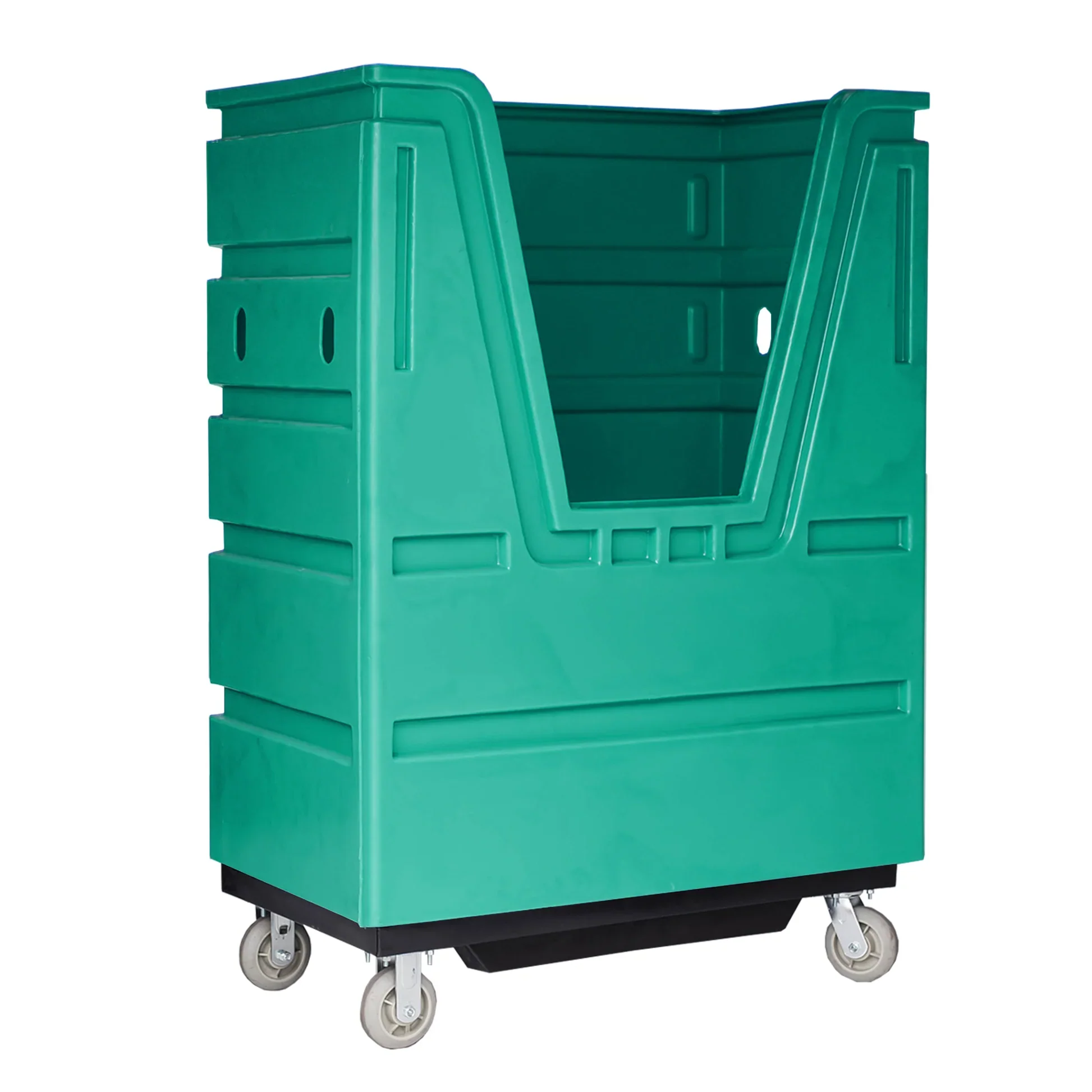 48 cu ft Polyethylene Linen Transport Truck - Image 4