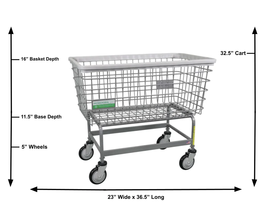 Antimicrobial Mega Capacity Laundry Cart (Big Dog) - Image 2