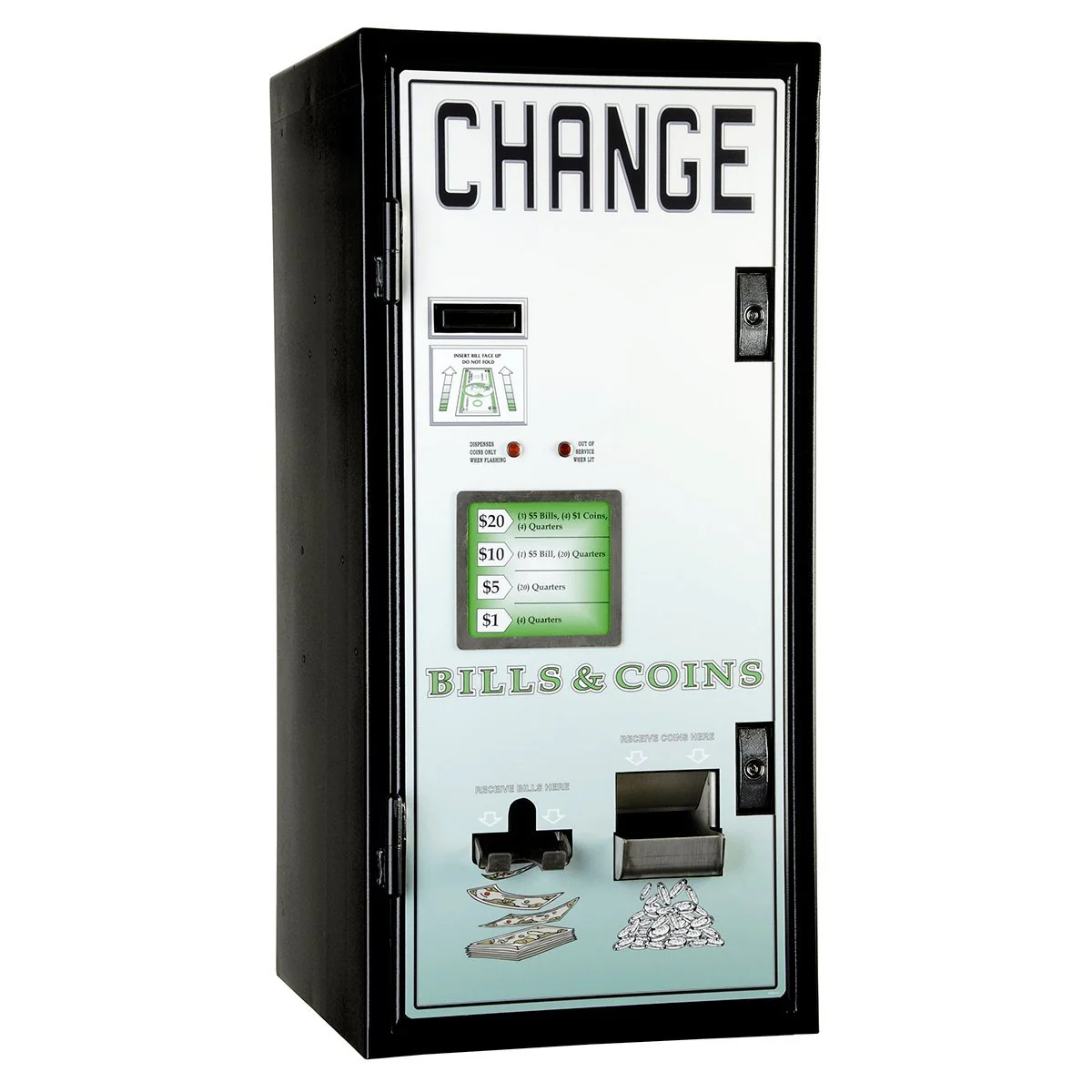 Standard BCX1020 Front Load / Dual-Note Bill Dispenser One Coin Hopper