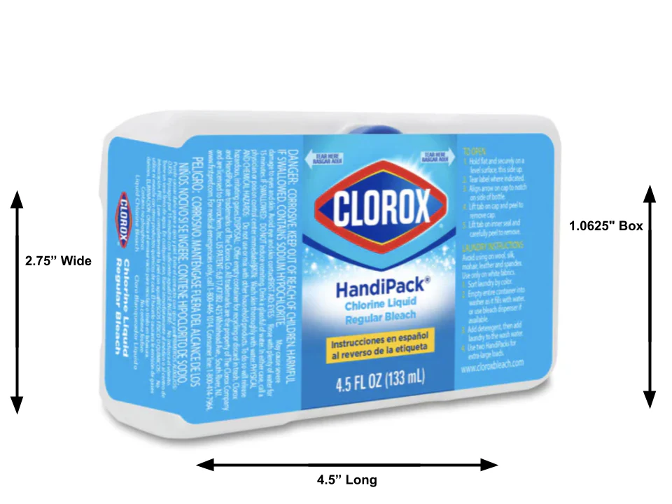 Clorox Handipack Bleach 4.5 fl oz - Image 4