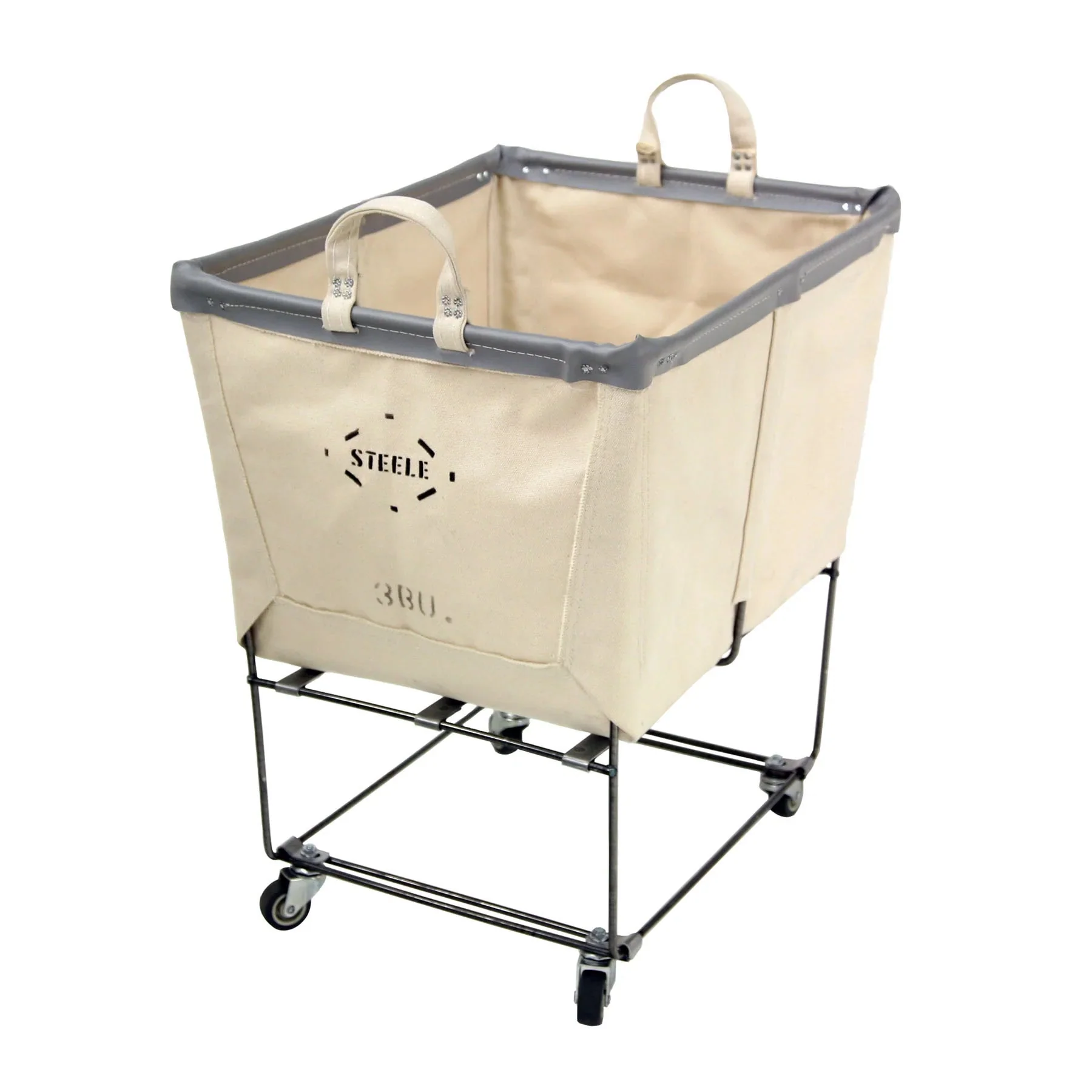 Elevated Canvas Basket-Permanent Style 3 Bushel