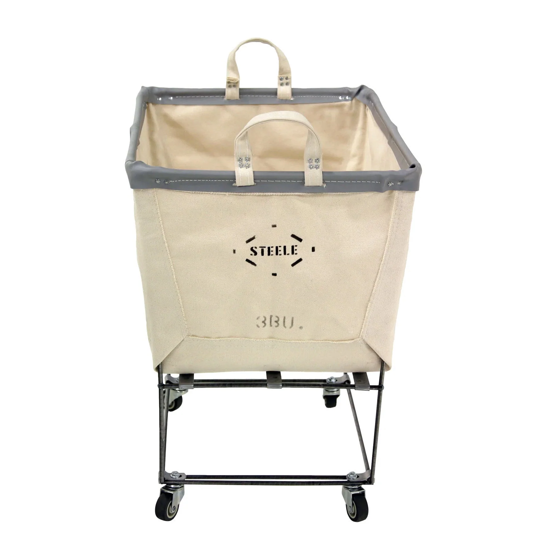 Elevated Canvas Basket-Permanent Style 3 Bushel - Image 2