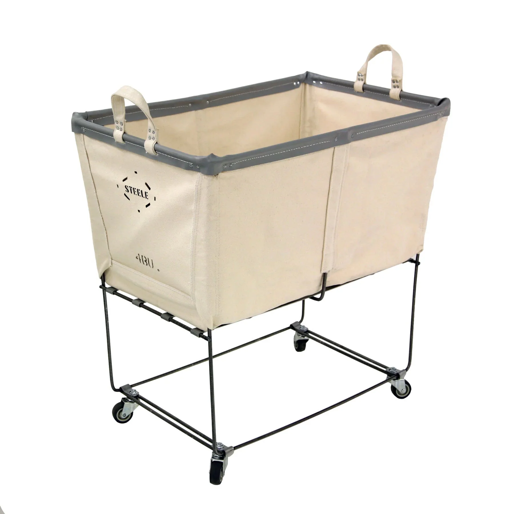 Elevated Canvas Basket-Permanent Style 4 Bushel
