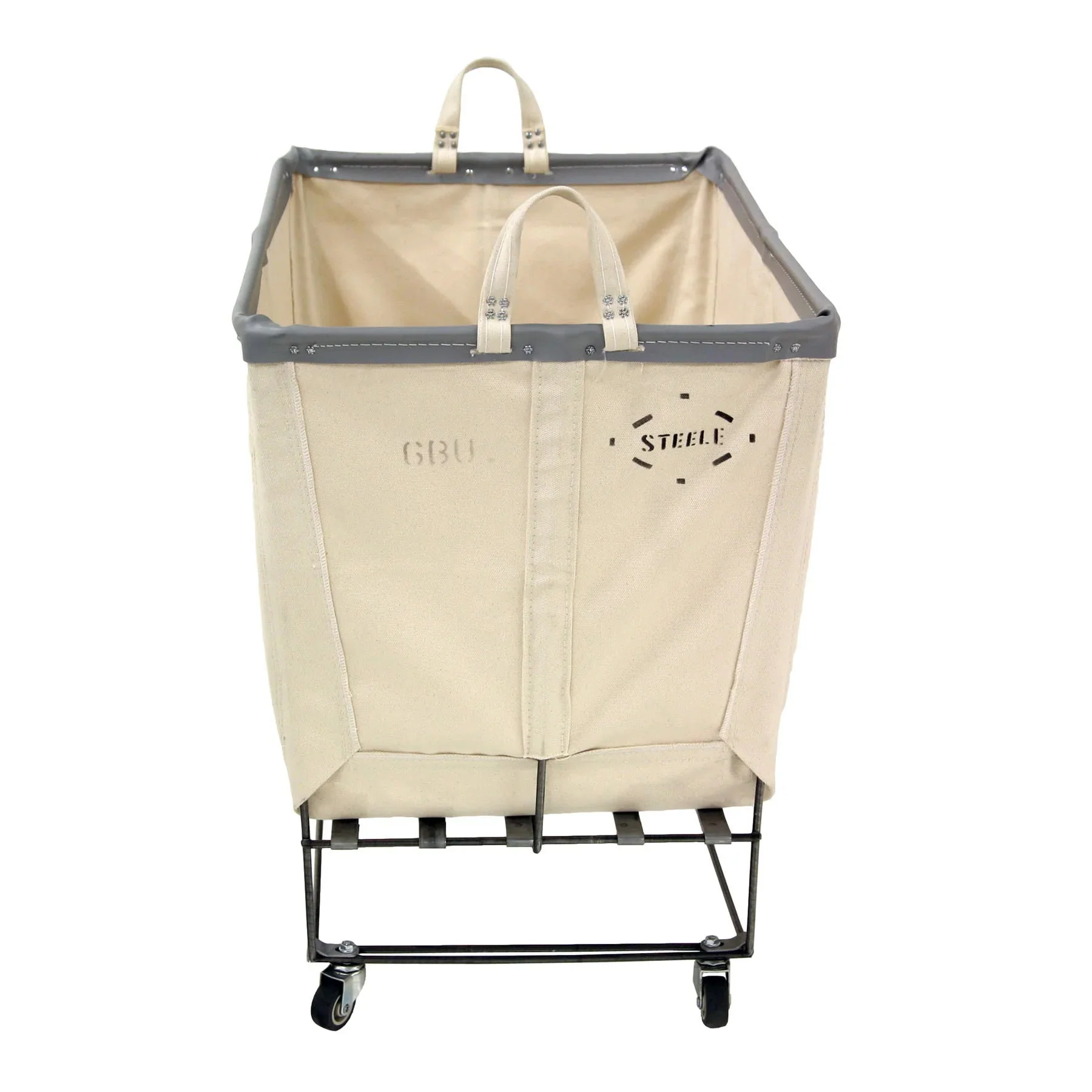 Elevated Canvas Basket-Permanent Style 6 Bushel - Image 2