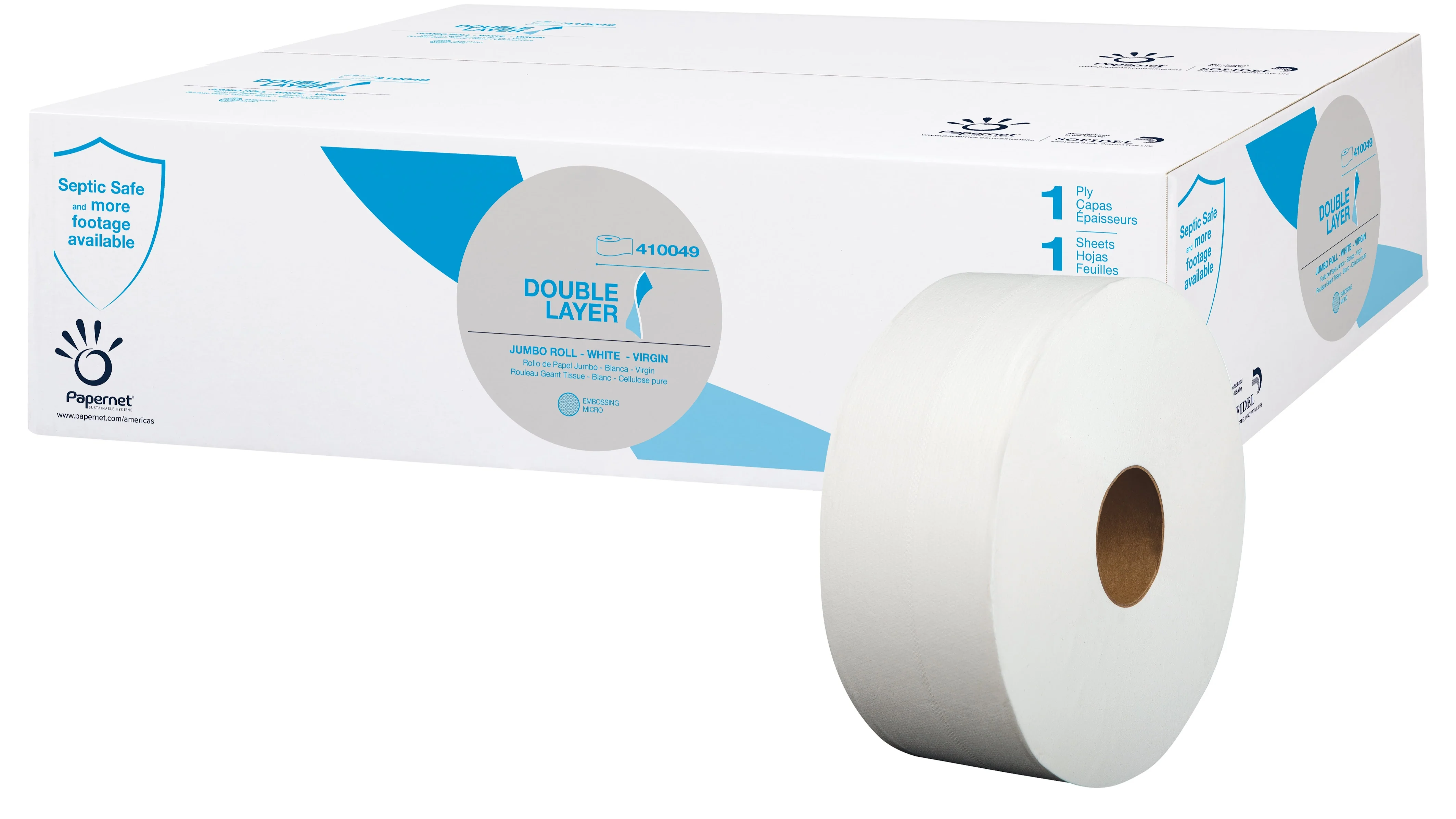 Jumbo Roll Toilet Tissue 9" 1ply - Image 3