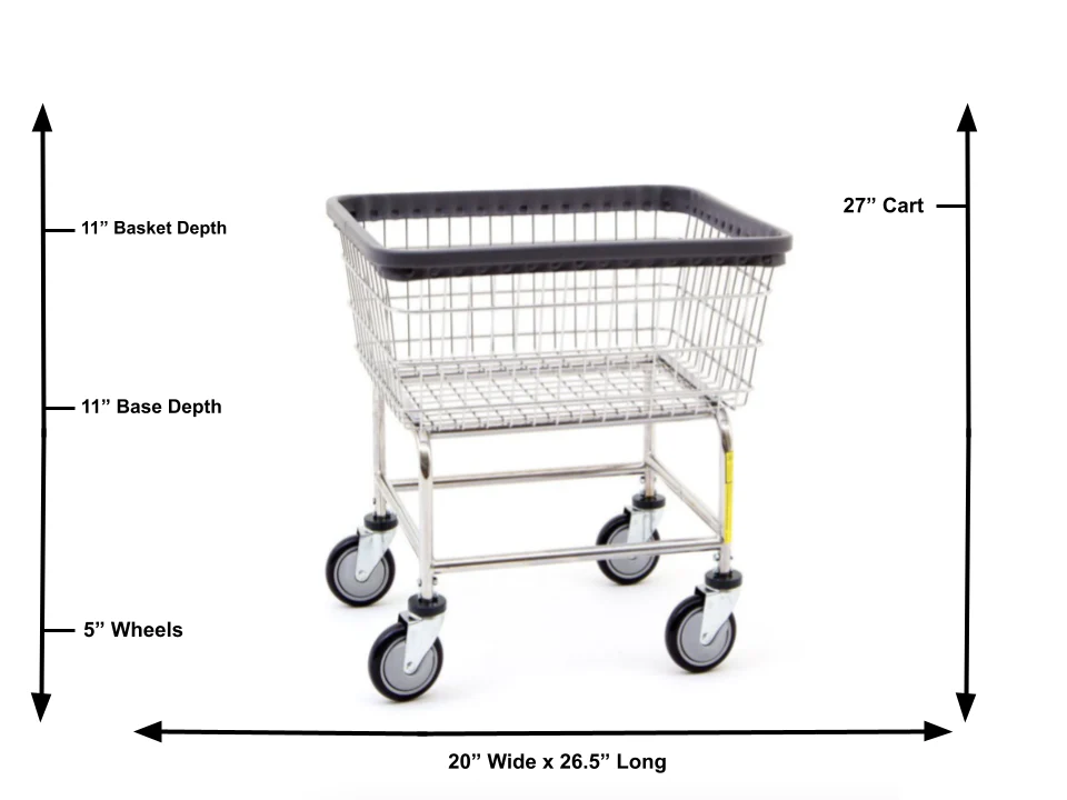 NARROW WIRE LAUNDRY CART - Image 6