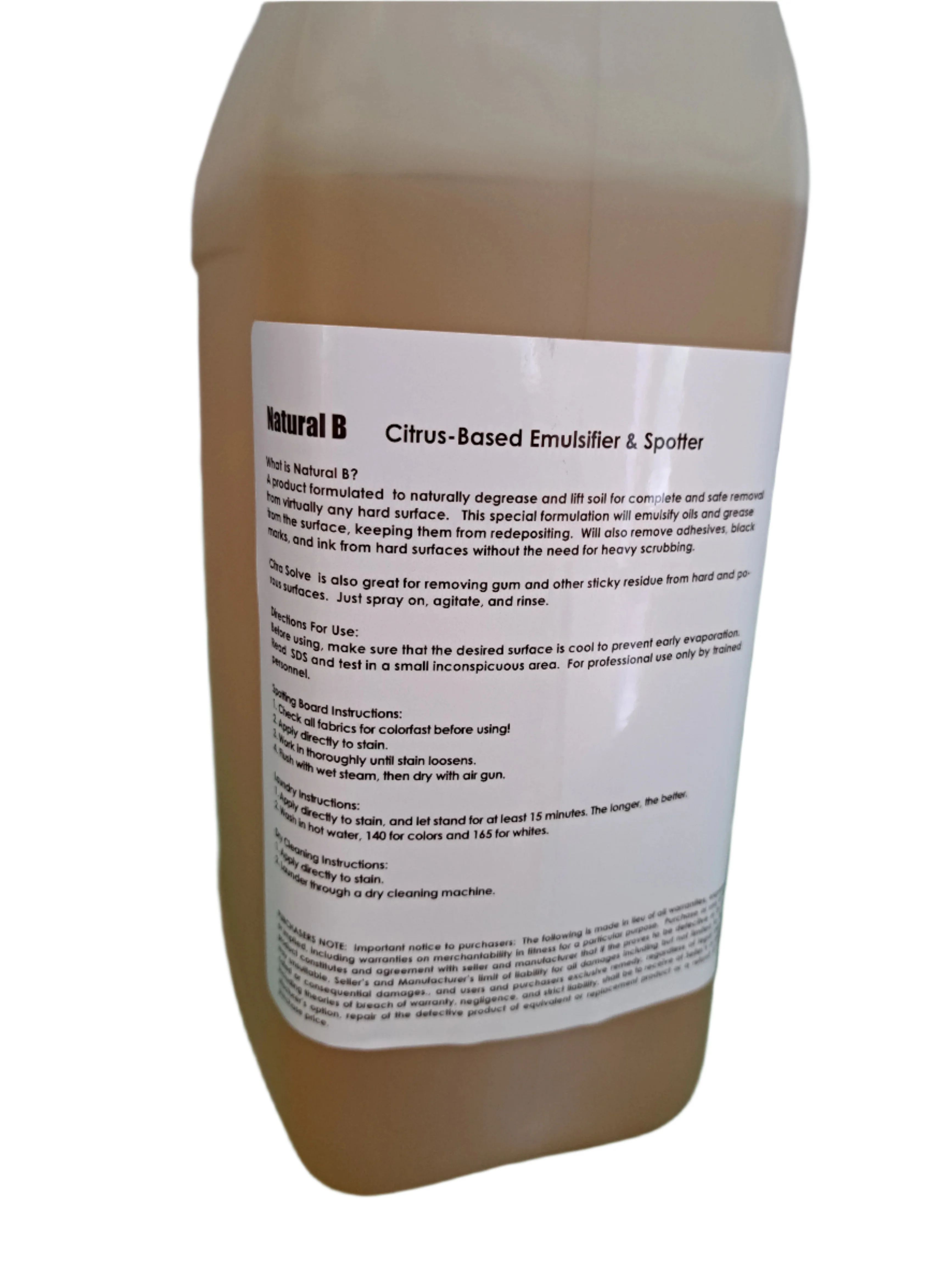 Natural B - Emulsifier, 1Gal. - Image 3
