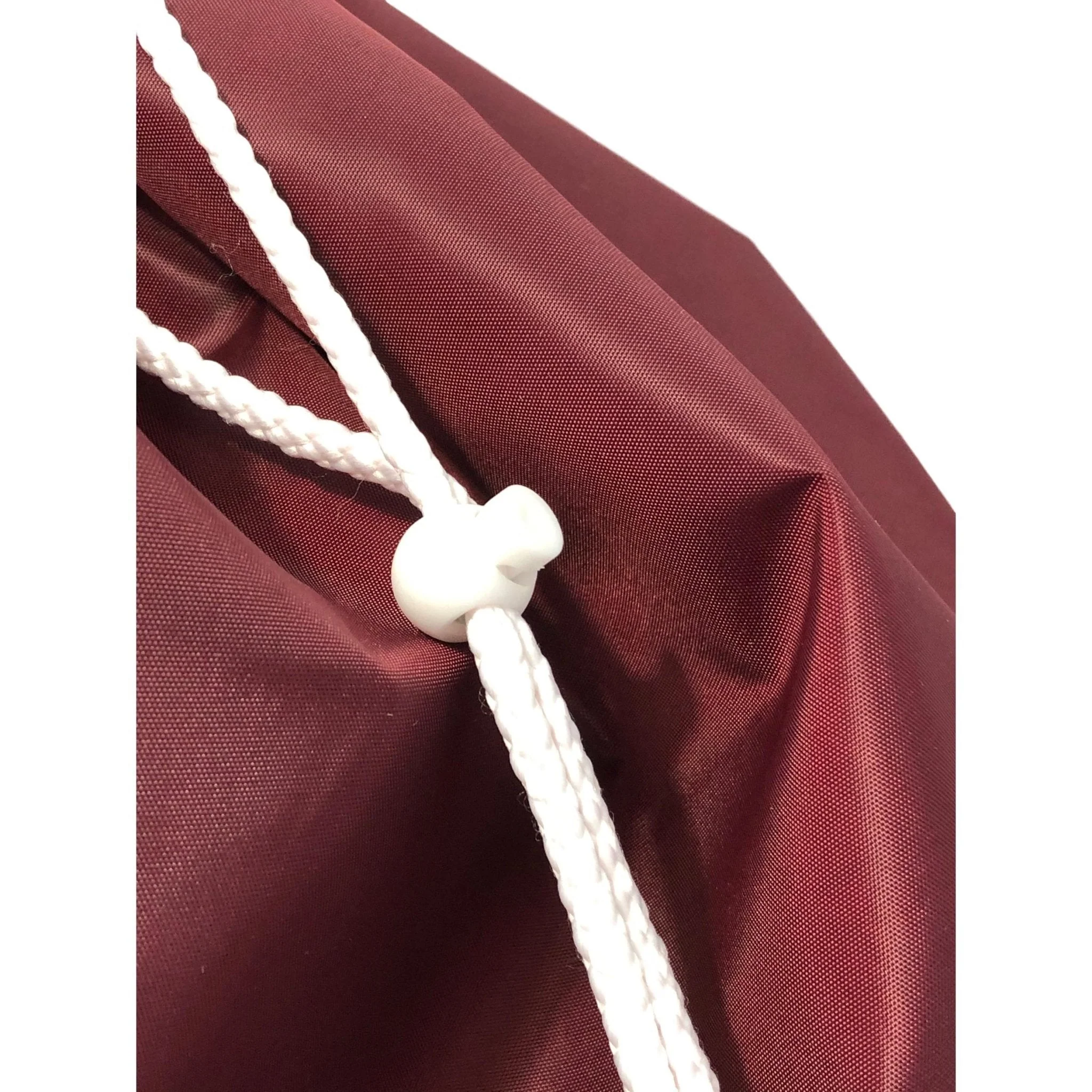 Nylon Laundry Bags - Burgundy - 10 Pack - Image 2