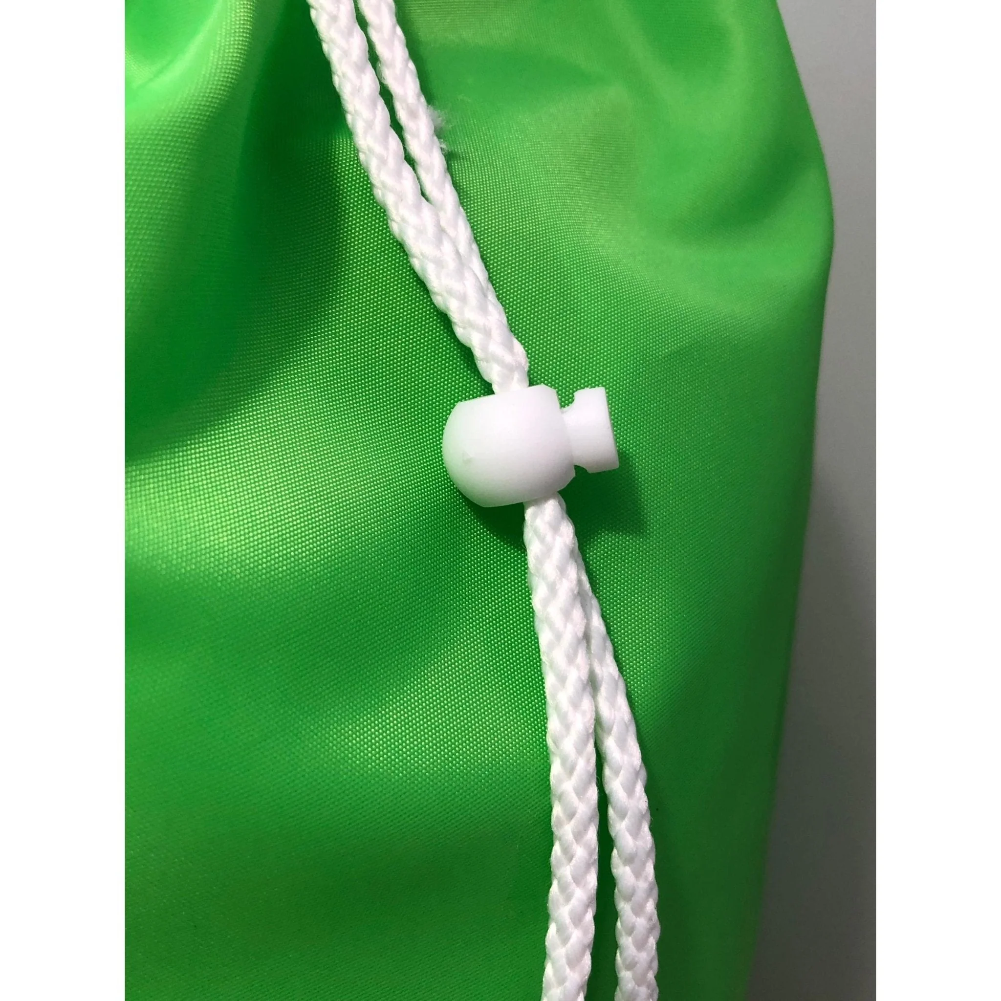 Nylon Laundry Bags - Lime Green - 10 Pack - Image 2