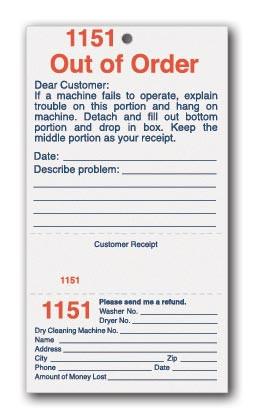 Out of Order Cards - (pkg of 250) - Image 3