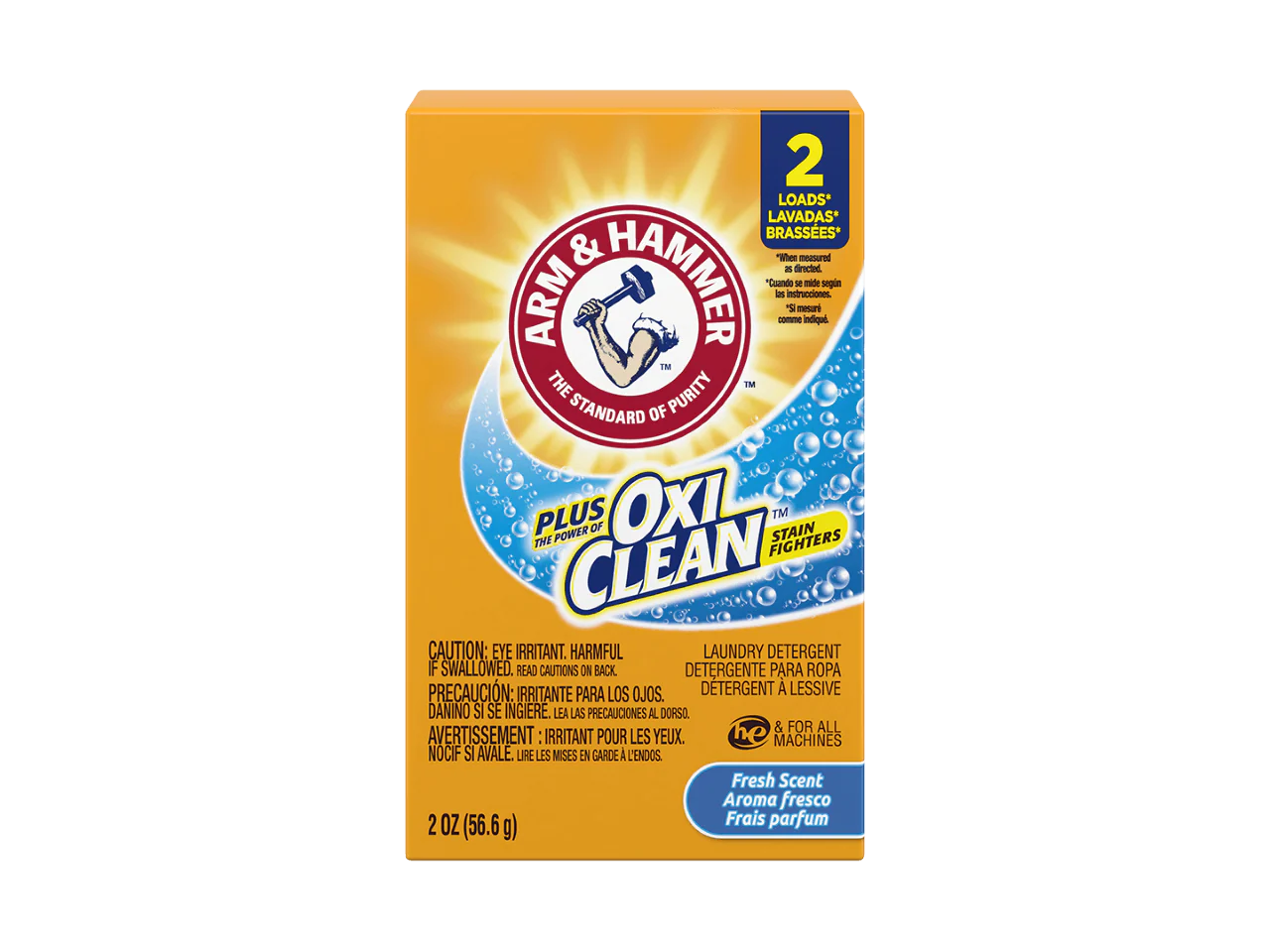 ARM & HAMMER Powder Laundry Detergent Plus OxiClean 2 Load - Image 4