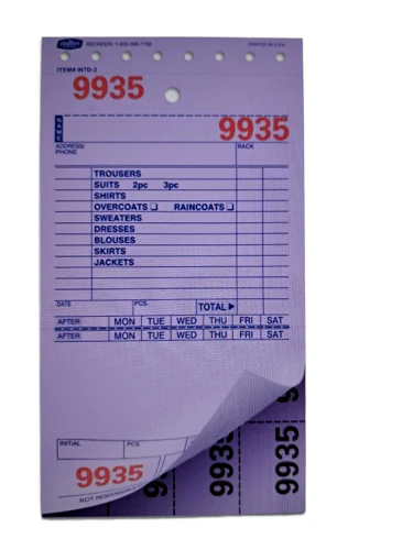 TKVL - 602 Tickvoices - 2 Bond 3 - Part Dry Cleaning Form - Image 5